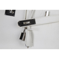 Hermès Birkin Bag 35 Leer in Wit