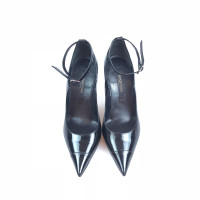 Sergio Rossi Pumps/Peeptoes aus Leder in Schwarz