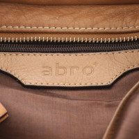 Abro Handtasche aus Leder in Braun