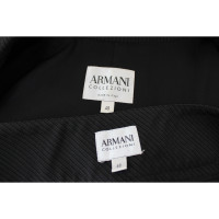 Armani Collezioni Anzug aus Seide in Schwarz