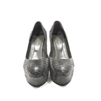 Sergio Rossi Pumps/Peeptoes Leather in Grey