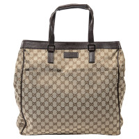 Gucci Schoudertas Canvas in Beige