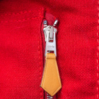 Hermès Fourre Tout MM Bag aus Canvas in Rot