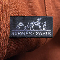 Hermès Fourre Tout GM Tote aus Canvas in Braun
