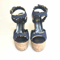 Giuseppe Zanotti Pumps/Peeptoes Denim in Blauw