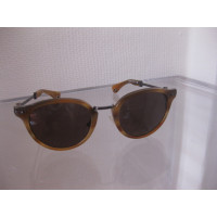 Moncler Sonnenbrille aus Horn in Braun