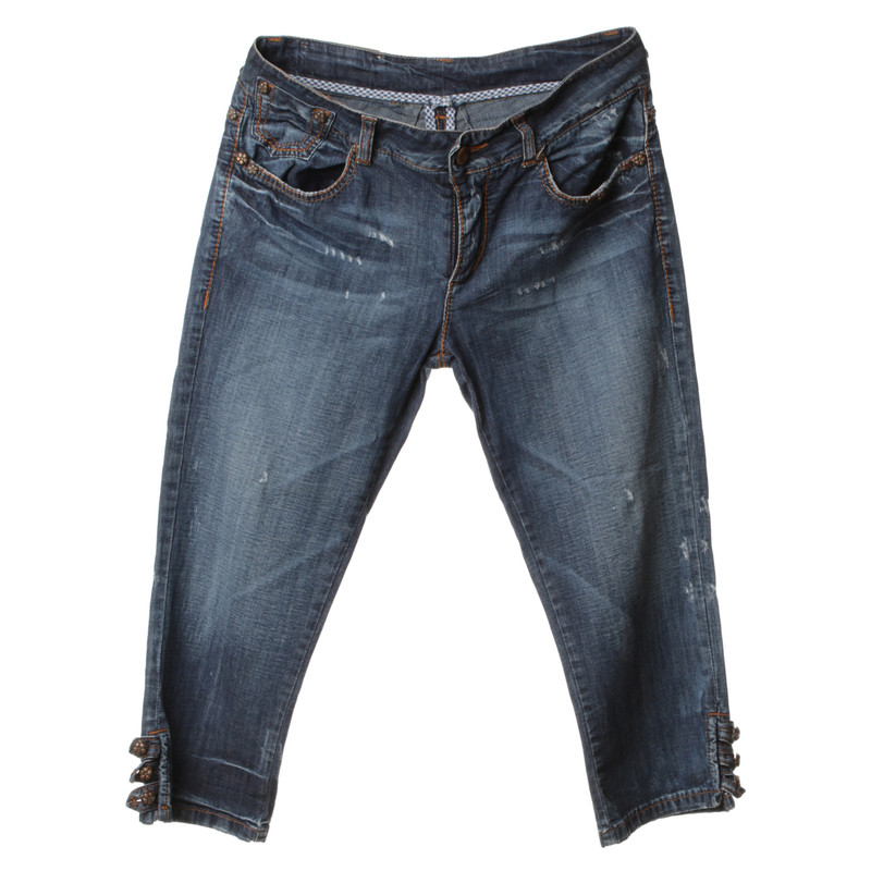 Ermanno Scervino Capri jeans in used look