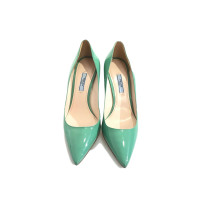 Prada Décolleté/Spuntate in Pelle in Verde