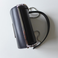 Balenciaga Clutch aus Leder in Schwarz