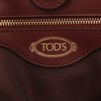 Tod's Handtas Leer in Bordeaux