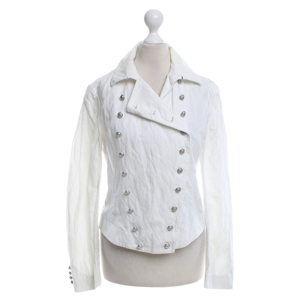 Ralph Lauren giacca di lino bianco