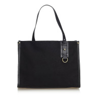 Burberry Tote Bag aus Canvas in Schwarz