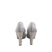 Sergio Rossi Pumps/Peeptoes in Silvery