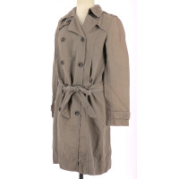 Comptoir Des Cotonniers Jacke/Mantel aus Leinen in Grau