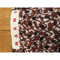 Marni Trousers Silk in Brown