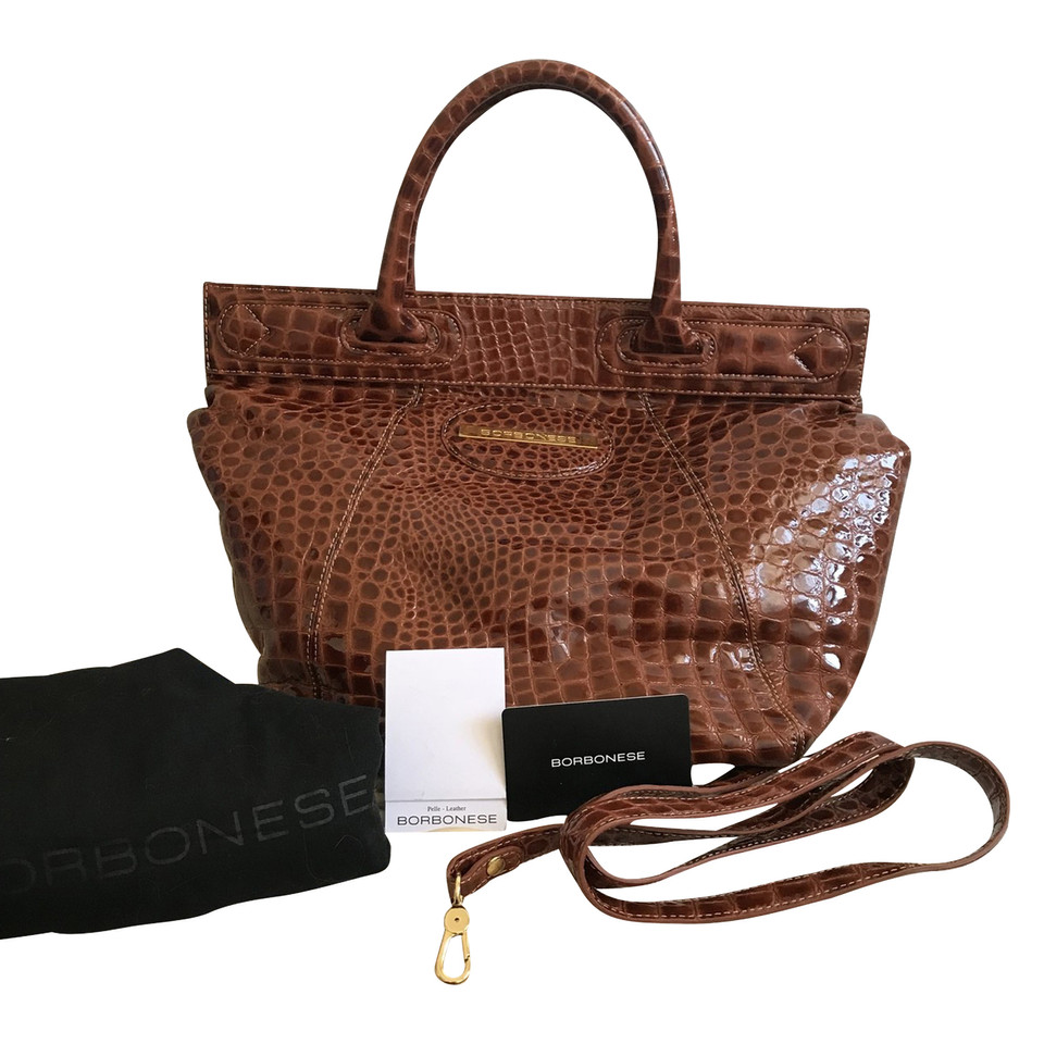 Borbonese leather bag