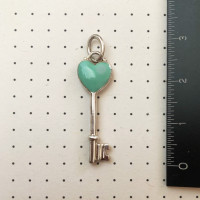 Tiffany & Co. Pendant Silver in Turquoise