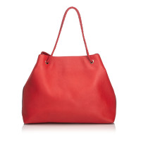 Gucci Tote Bag aus Leder in Rot