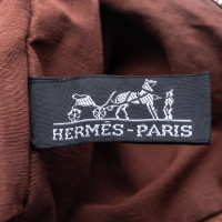 Hermès Aktentasche aus Canvas in Braun