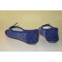 Repetto Slipper/Ballerinas aus Leder in Blau