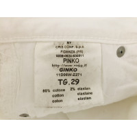 Pinko Jeans in Cotone in Bianco