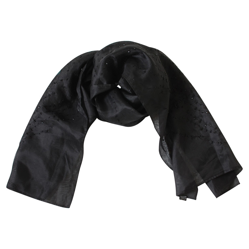 Bcbg Max Azria Scarf/Shawl Silk in Black