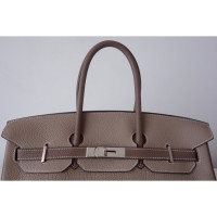 Hermès Birkin Bag Leer in Grijs