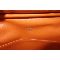 Hermès Omnibus aus Leder in Orange