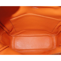 Hermès Omnibus aus Leder in Orange