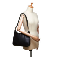 Prada Sac à bandoulière en Cuir en Noir