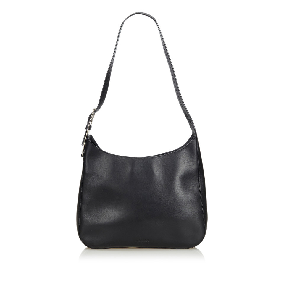 Prada Shoulder bag Leather in Black