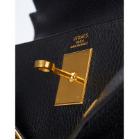 Hermès Kelly Bag Leather in Black