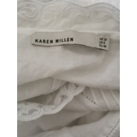 Karen Millen Top en Coton en Blanc