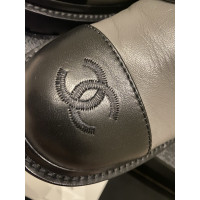 Chanel Ankle boots Leather in Grey