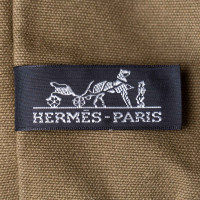 Hermès Fourre Tout Cabas aus Canvas in Khaki