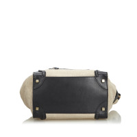 Céline Phantom Luggage Bag canvas in beige