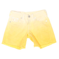 True Religion Shorts aus Baumwolle in Gelb