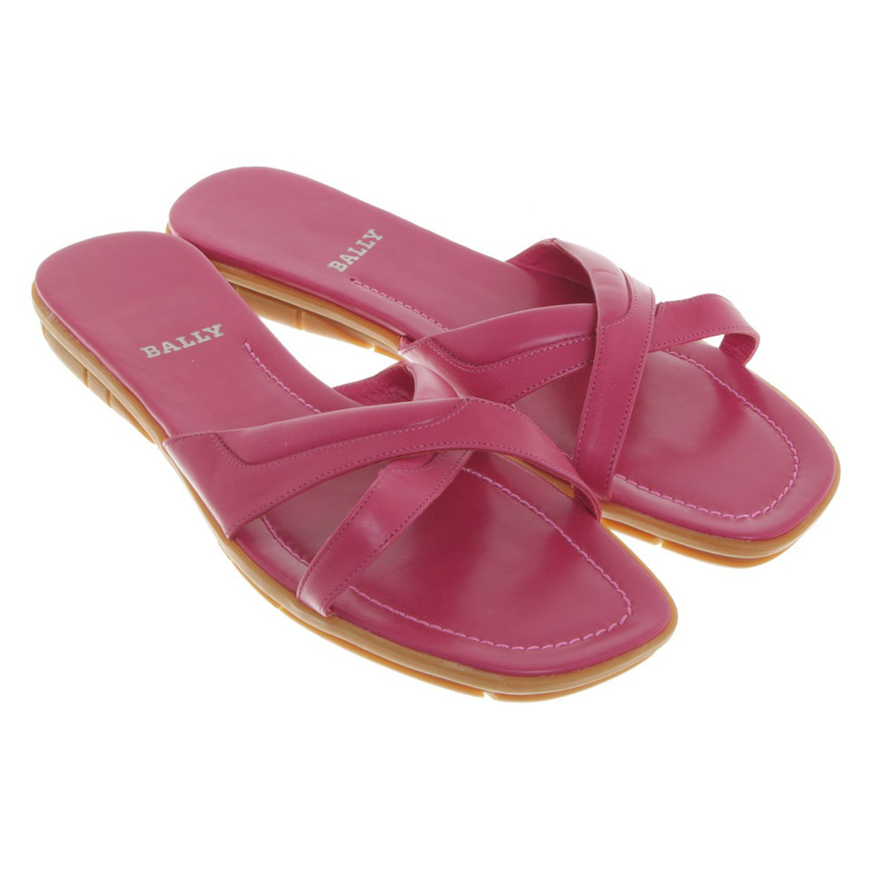 Bally Mules in pink