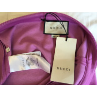 Gucci Paire de Pantalon en Coton en Rose/pink