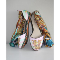 Just Cavalli Slipper/Ballerinas aus Canvas