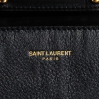 Saint Laurent Clutch en Cuir en Noir