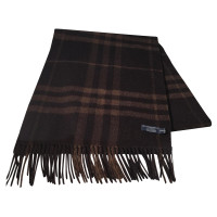 Burberry Brown checkered shawl 