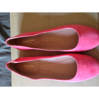 Calvin Klein Slippers/Ballerinas Suede in Pink