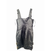 Moschino Dress Leather in Black