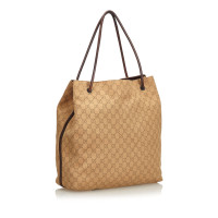 Gucci Tote Bag aus Canvas in Beige