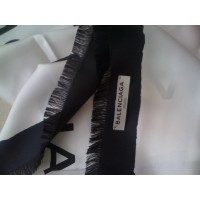 Balenciaga Schal/Tuch aus Seide in Weiß