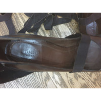 Gucci Pumps/Peeptoes en Cuir en Marron