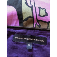 French Connection Kleid aus Baumwolle in Violett