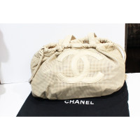 Chanel Tote bag Leer in Crème