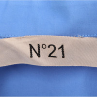 N°21 Vest Cotton in Turquoise